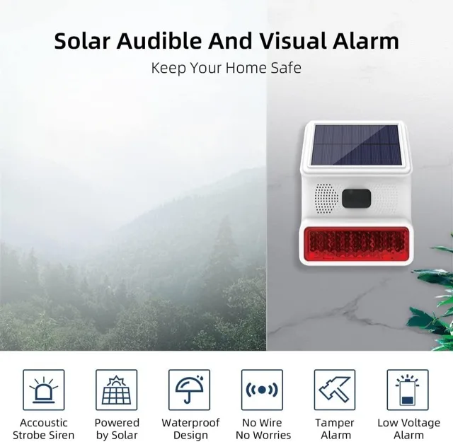Solar Outdoor Siren