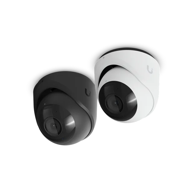 UniFi Protect G6 Turret cameras in black and white